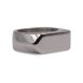 SIG-015 Polished Pointed Flat Top Mens Signet Ring (3)