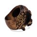 SIG-071 Aged Carved Bronze Skull Ring (2)