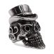 SIG-072 Giant Steampunk Top Hat Skull Ring (1)