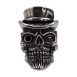 SIG-072 Giant Steampunk Top Hat Skull Ring (3)