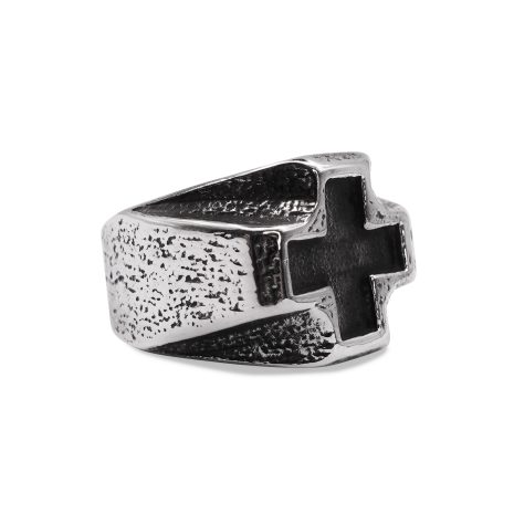 SIG-086 Stainless Steel Cross Ring (1)